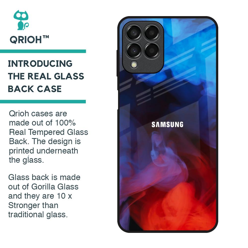 Dim Smoke Glass Case for Samsung Galaxy M33 5G