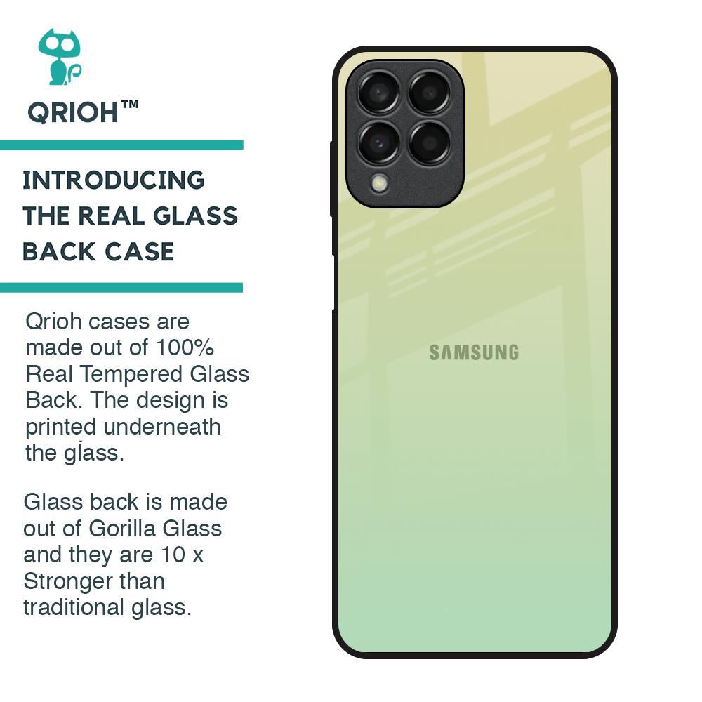 Mint Green Gradient Glass Case for Samsung Galaxy M33 5G