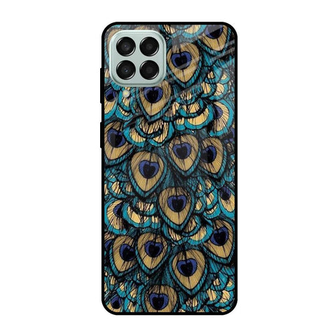 Peacock Feathers Samsung Galaxy M33 5G Glass Cases & Covers Online