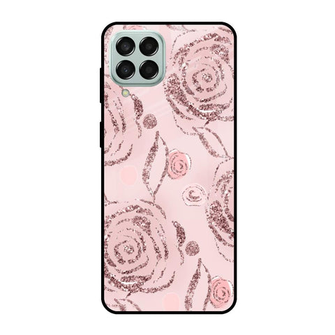Shimmer Roses Samsung Galaxy M33 5G Glass Cases & Covers Online