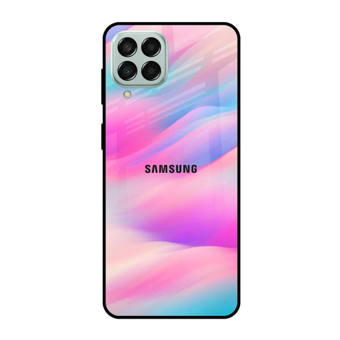 Colorful Waves Samsung Galaxy M33 5G Glass Cases & Covers Online