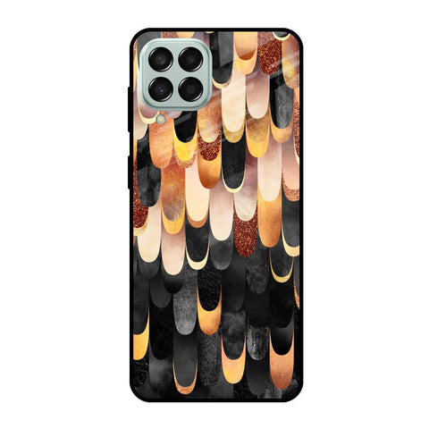 Bronze Abstract Samsung Galaxy M33 5G Glass Cases & Covers Online