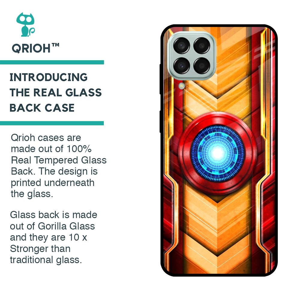Arc Reactor Glass Case for Samsung Galaxy M33 5G