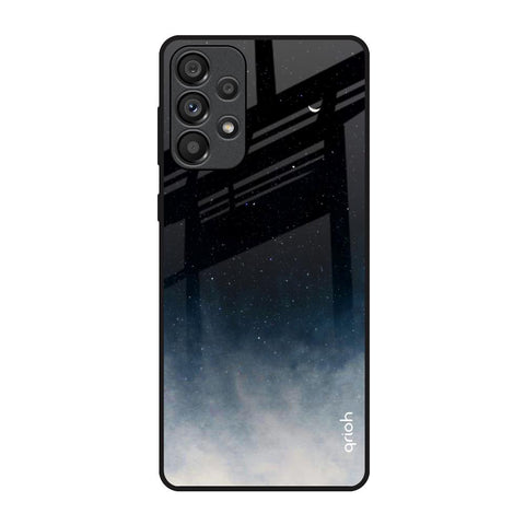 Black Aura Samsung Galaxy A73 5G Glass Back Cover Online