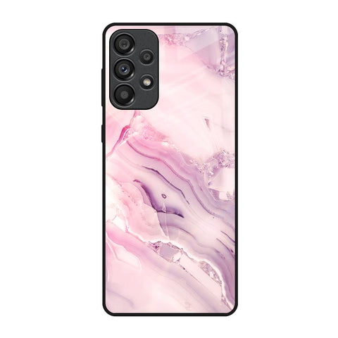 Diamond Pink Gradient Samsung Galaxy A73 5G Glass Back Cover Online