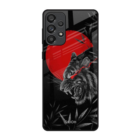 Red Moon Tiger Samsung Galaxy A73 5G Glass Back Cover Online