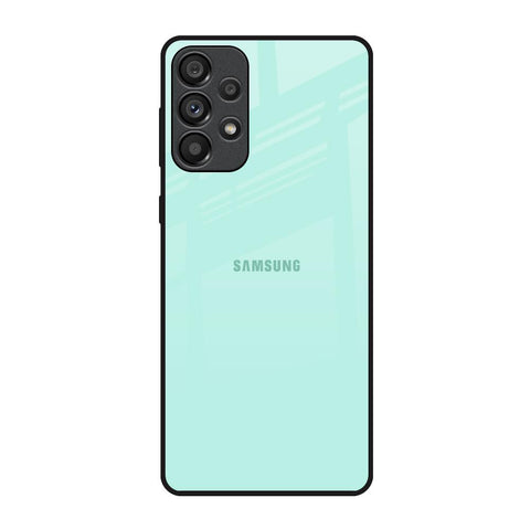 Teal Samsung Galaxy A73 5G Glass Back Cover Online