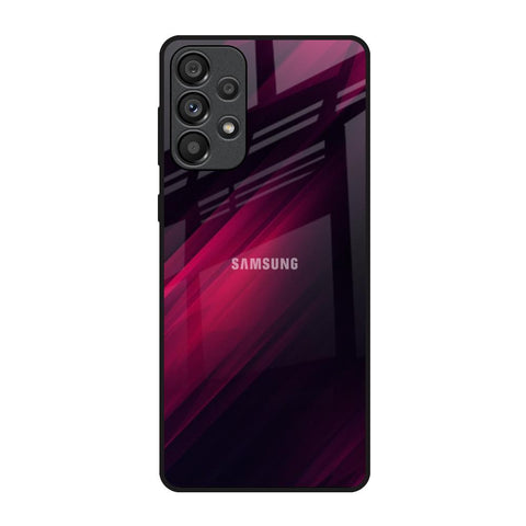 Razor Black Samsung Galaxy A73 5G Glass Back Cover Online