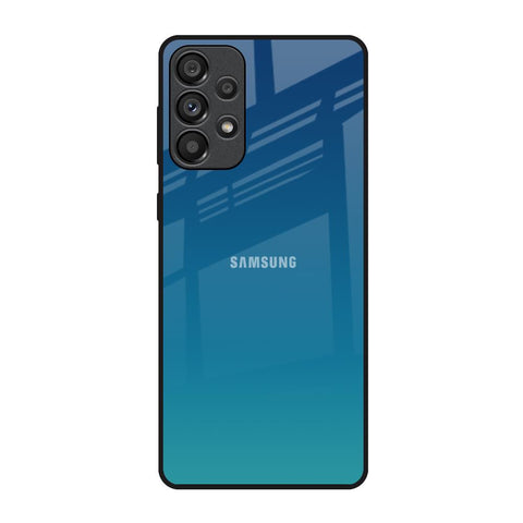 Celestial Blue Samsung Galaxy A73 5G Glass Back Cover Online