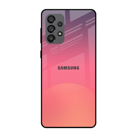Sunset Orange Samsung Galaxy A73 5G Glass Cases & Covers Online
