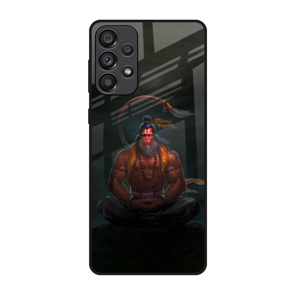 Lord Hanuman Animated Samsung Galaxy A33 5G Glass Back Cover Online