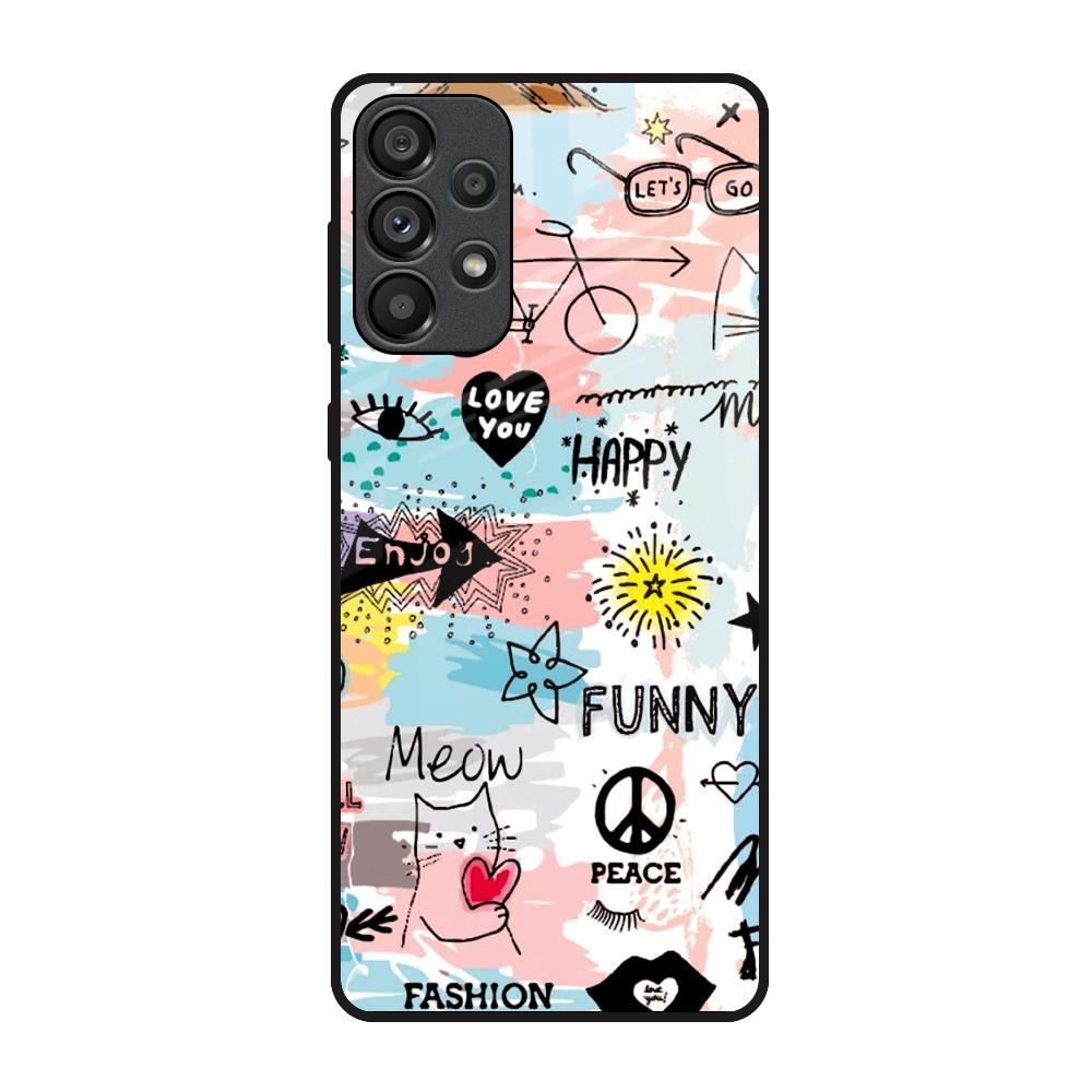 Just For You Samsung Galaxy A33 5G Glass Back Cover Online
