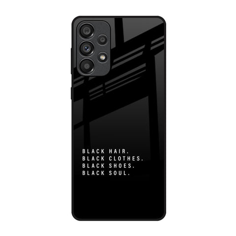 Black Soul Samsung Galaxy A33 5G Glass Back Cover Online
