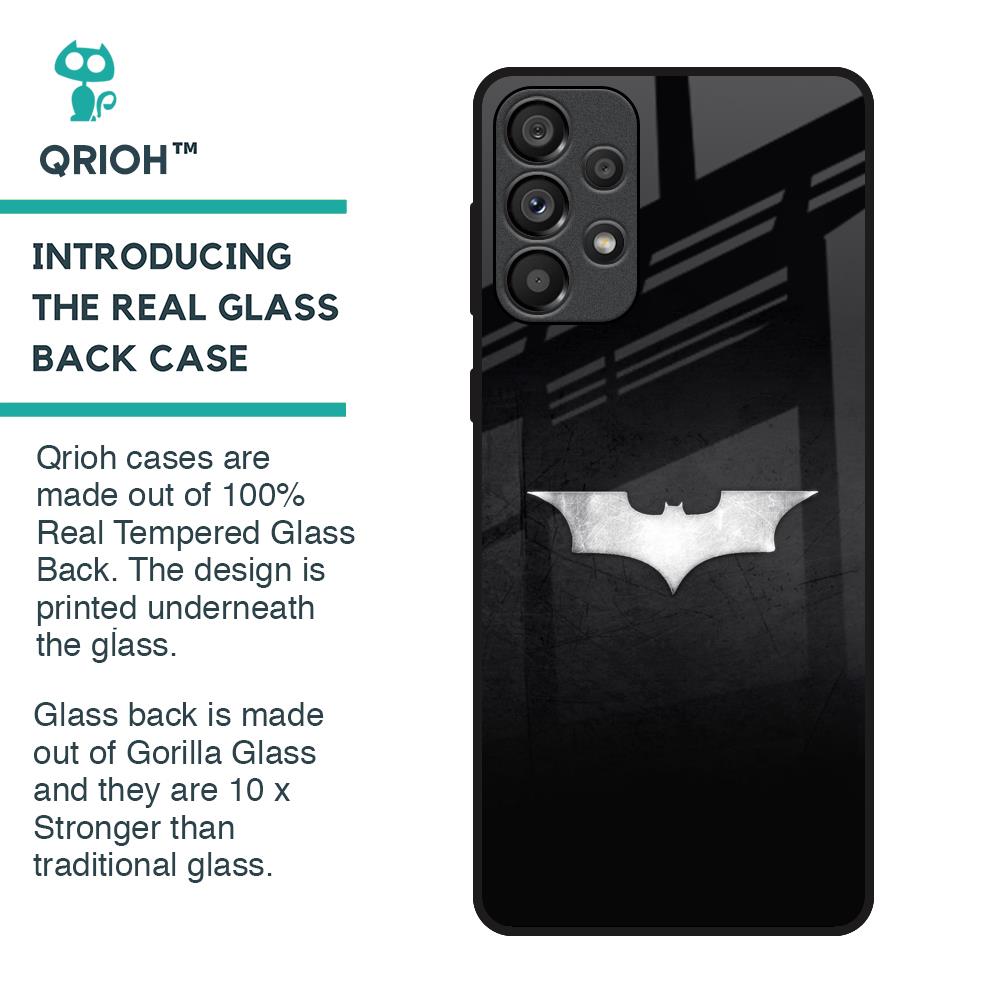 Super Hero Logo Glass Case for Samsung Galaxy A33 5G