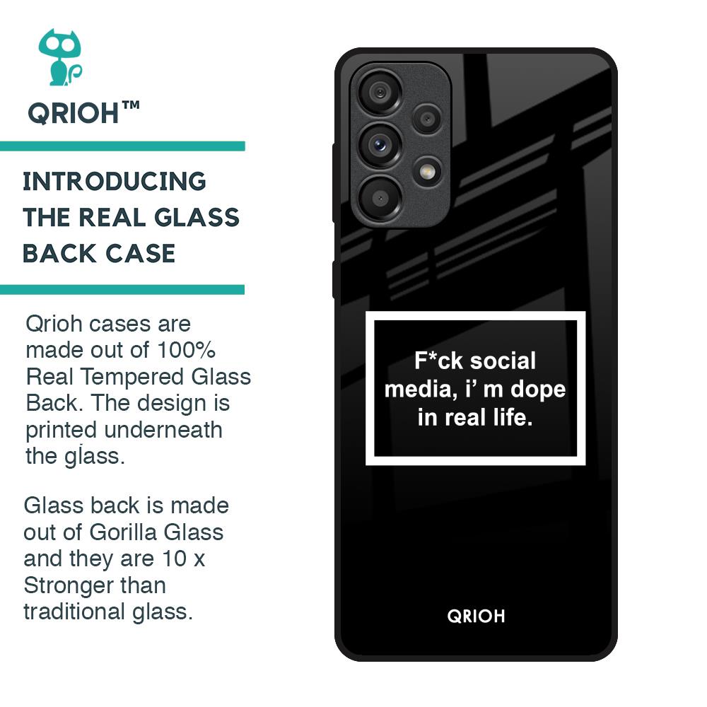 Dope In Life Glass Case for Samsung Galaxy A33 5G