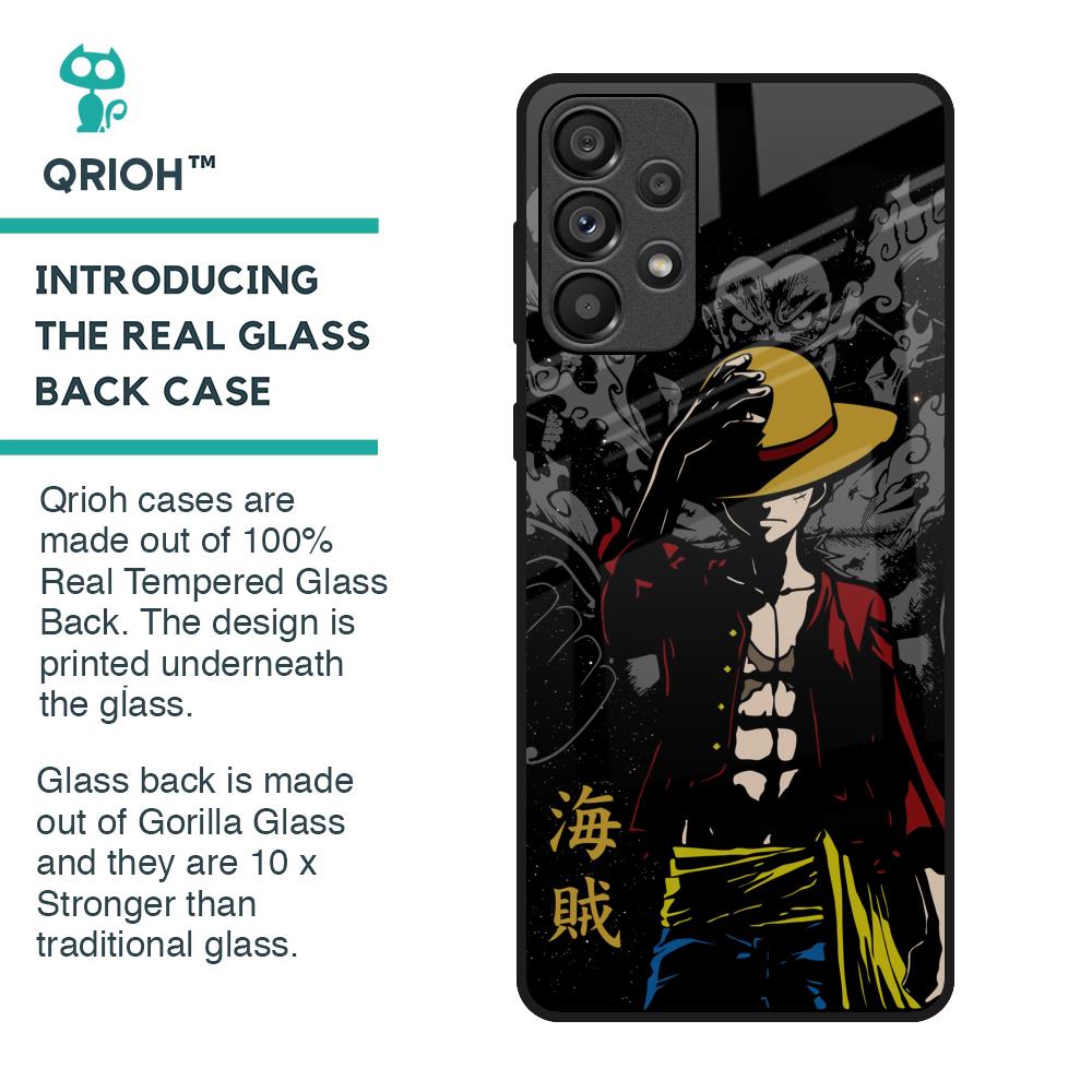 Dark Luffy Glass Case for Samsung Galaxy A33 5G