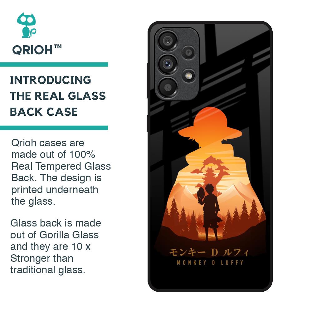 Luffy One Piece Glass Case for Samsung Galaxy A33 5G