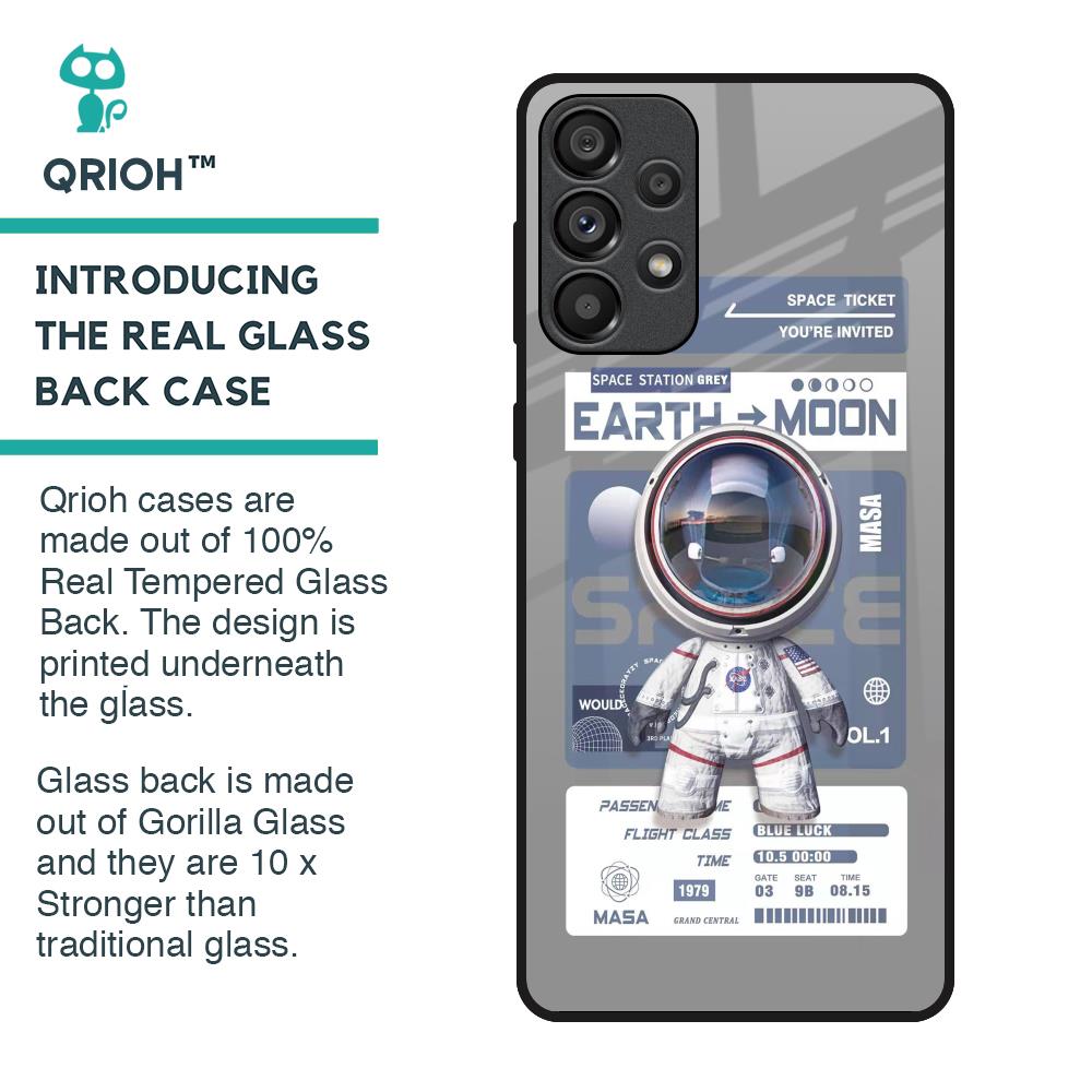 Space Flight Pass Glass Case for Samsung Galaxy A33 5G