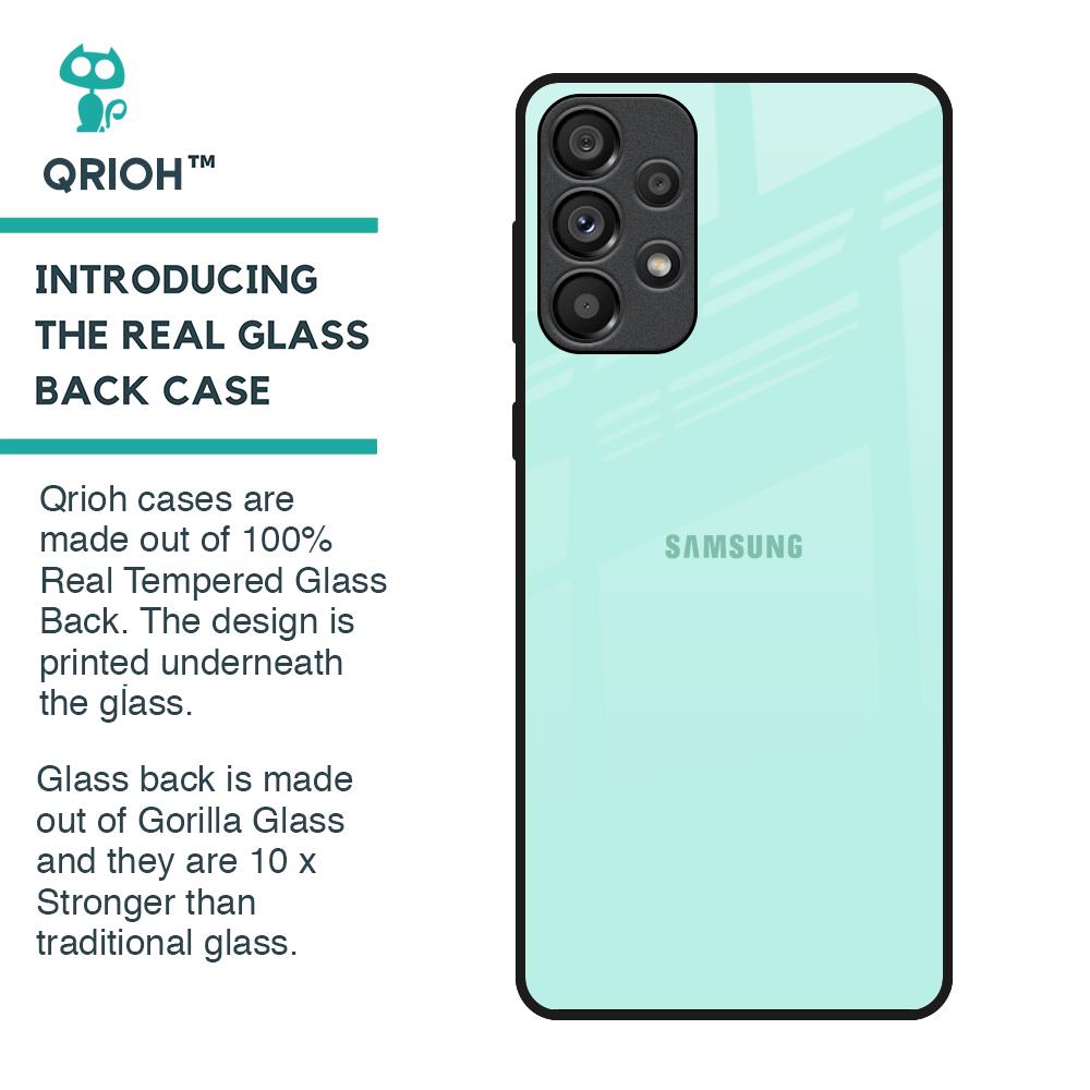 Teal Glass Case for Samsung Galaxy A33 5G