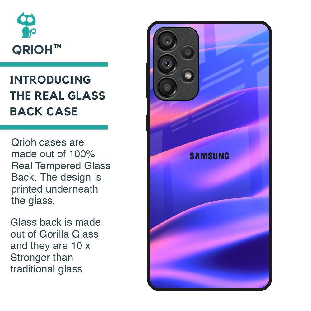 Colorful Dunes Glass Case for Samsung Galaxy A33 5G