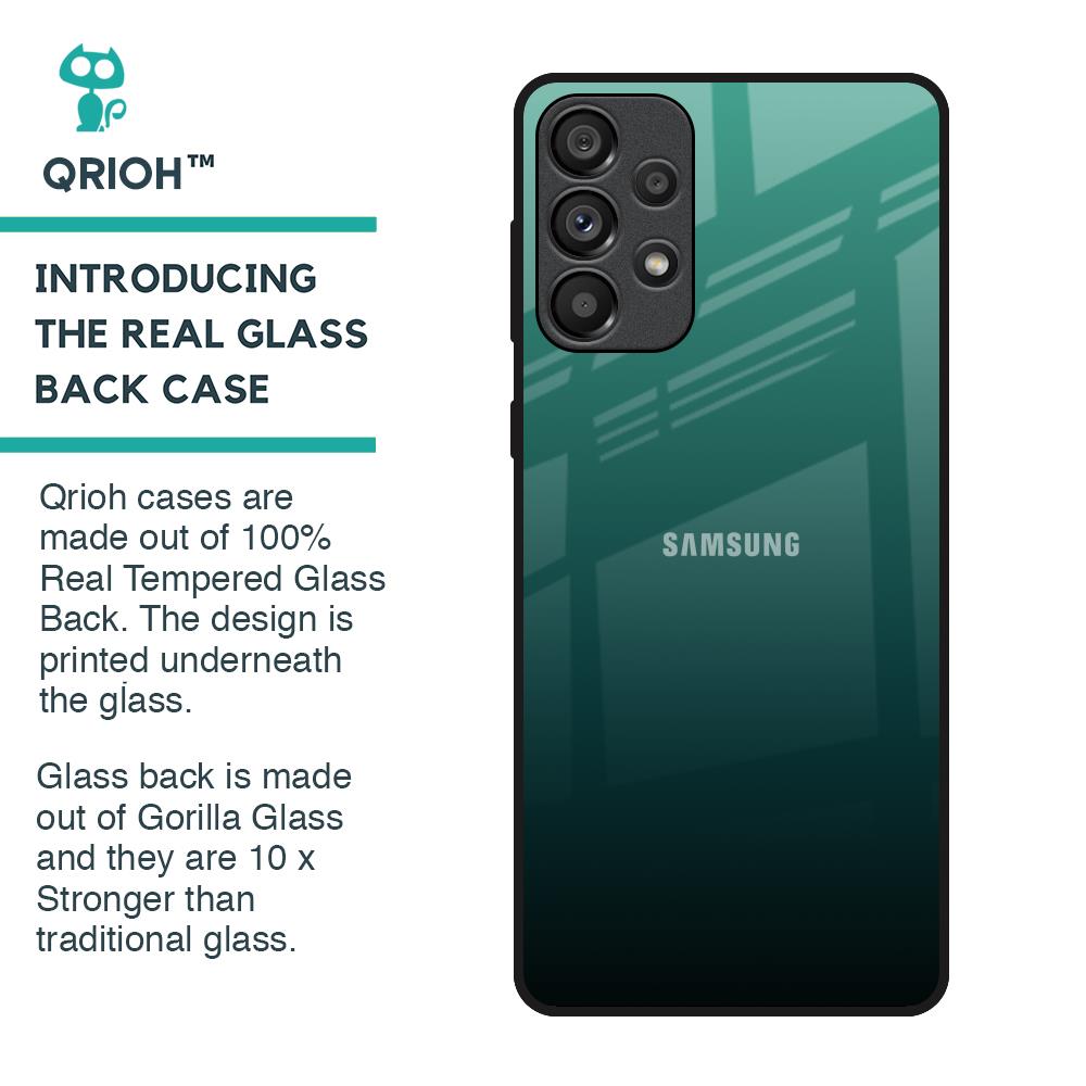 Palm Green Glass Case For Samsung Galaxy A33 5G