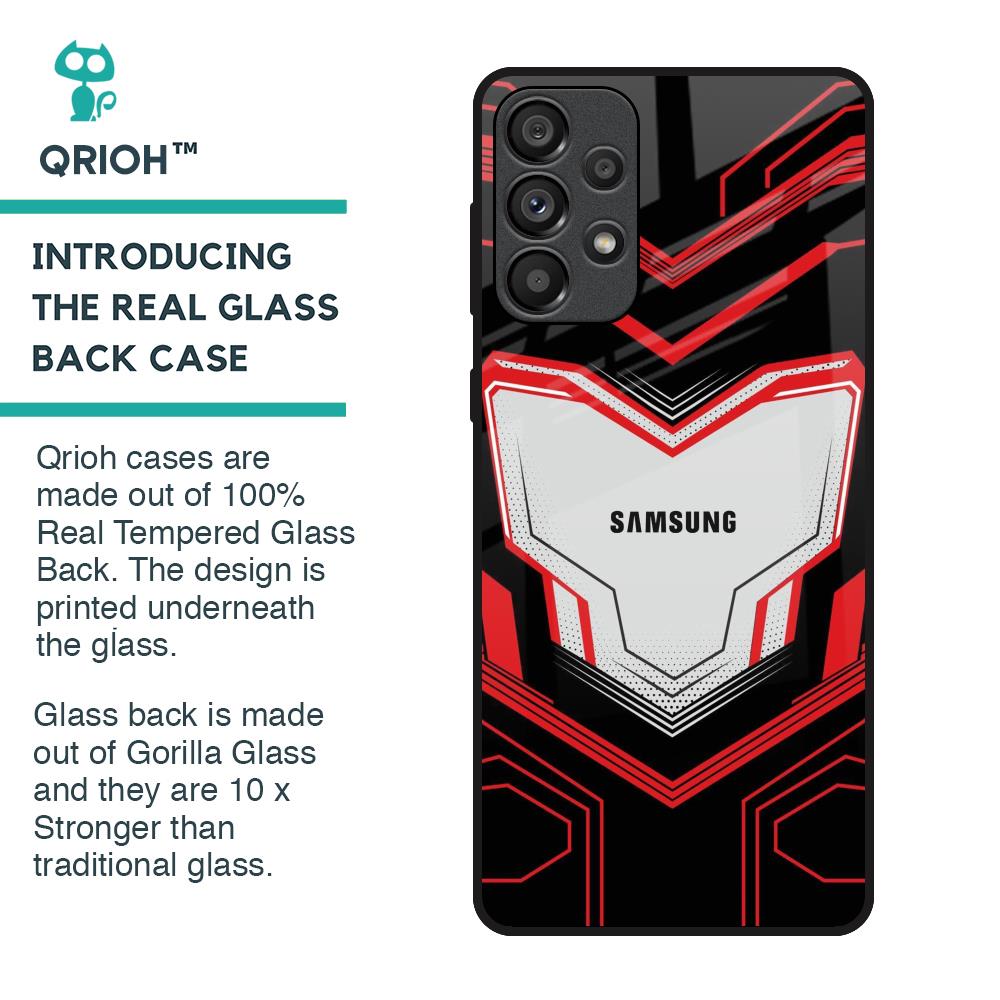 Quantum Suit Glass Case For Samsung Galaxy A33 5G