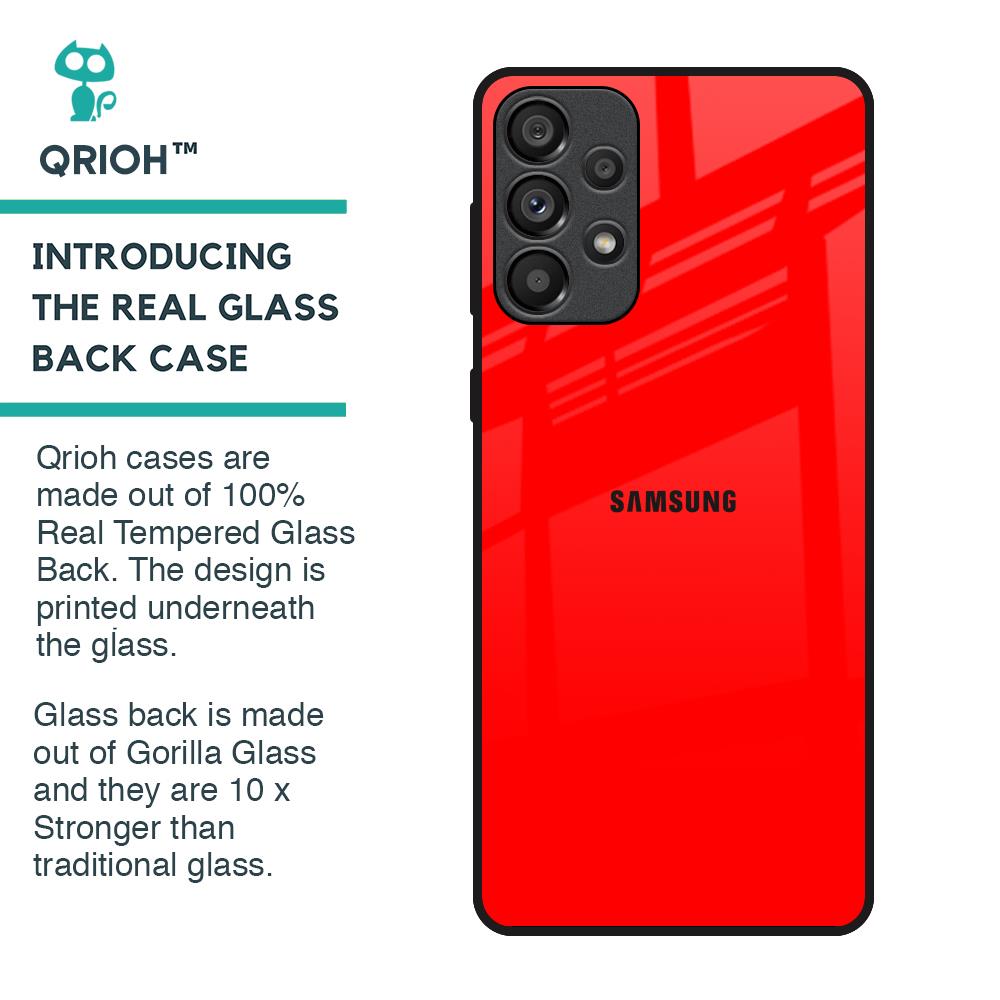 Blood Red Glass Case for Samsung Galaxy A33 5G