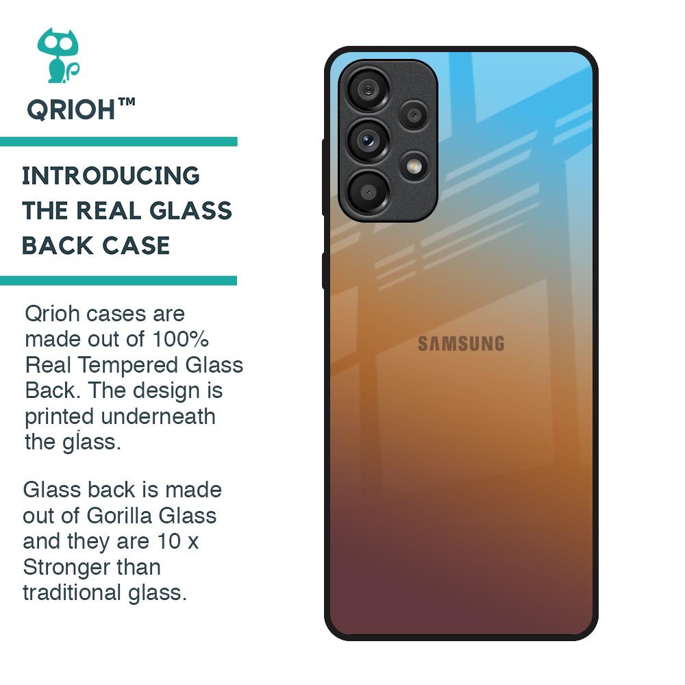 Rich Brown Glass Case for Samsung Galaxy A33 5G