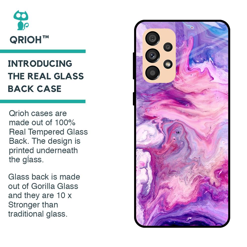 Cosmic Galaxy Glass Case for Samsung Galaxy A33 5G