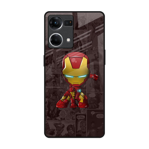 Angry Baby Super Hero OPPO F21 Pro Glass Back Cover Online