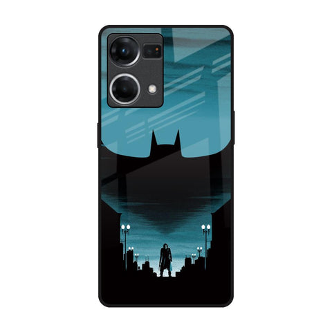 Cyan Bat OPPO F21 Pro Glass Back Cover Online