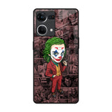 Joker Cartoon OPPO F21 Pro Glass Back Cover Online
