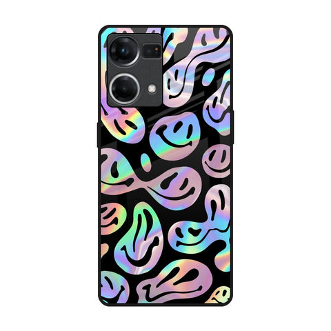 Acid Smile OPPO F21 Pro Glass Back Cover Online
