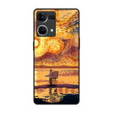 Sunset Vincent OPPO F21 Pro Glass Back Cover Online