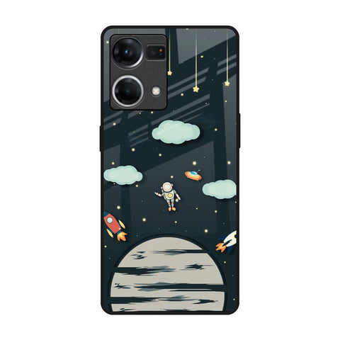 Astronaut Dream OPPO F21 Pro Glass Back Cover Online