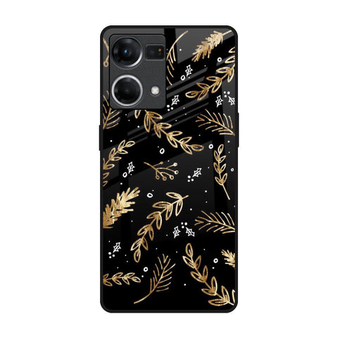 Autumn Leaves OPPO F21 Pro Glass Back Cover Online