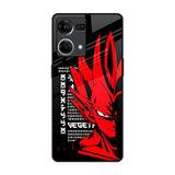 Red Vegeta OPPO F21 Pro Glass Back Cover Online