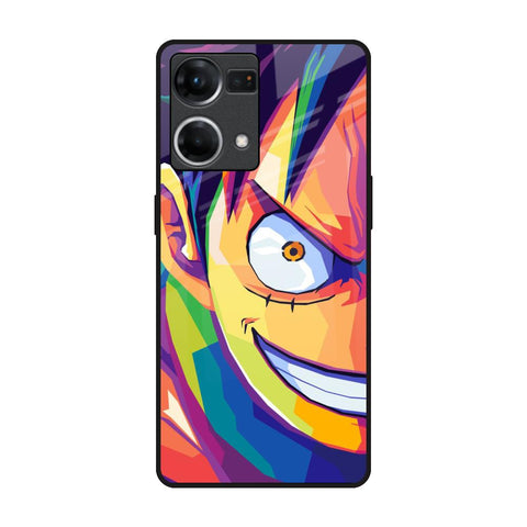 Monkey Wpap Pop Art OPPO F21 Pro Glass Back Cover Online