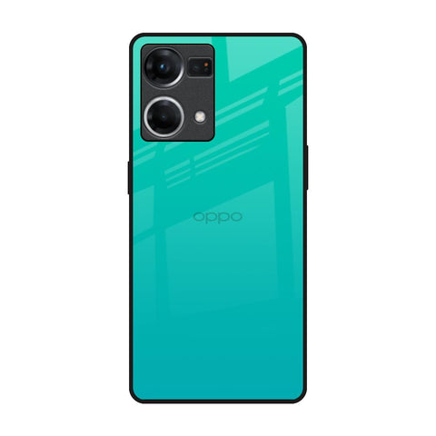 Cuba Blue OPPO F21 Pro Glass Back Cover Online