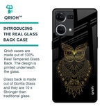 Golden Owl Glass Case for OPPO F21 Pro