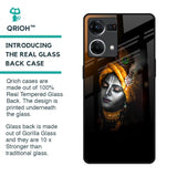 Ombre Krishna Glass Case for OPPO F21 Pro