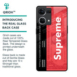 Supreme Ticket Glass Case for OPPO F21 Pro