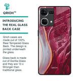 Crimson Ruby Glass Case for OPPO F21 Pro