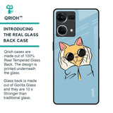 Adorable Cute Kitty Glass Case For OPPO F21 Pro