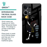 Luffy Line Art Glass Case for OPPO F21 Pro