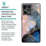 Marble Ink Abstract Glass Case for OPPO F21 Pro