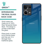 Celestial Blue Glass Case For OPPO F21 Pro