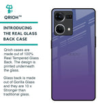 Indigo Pastel Glass Case For OPPO F21 Pro