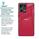 Solo Maroon Glass case for OPPO F21 Pro