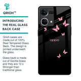 Fly Butterfly Glass Case for OPPO F21 Pro
